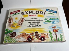 GADGET PUBBLICITARIO GIOCO IN SCATOLA EXPLORI'-CIOCORI' BIANCORI' MOTTA ANNI 80