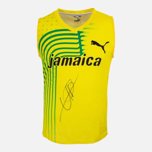 Gilet giamaica firmato usain - gilet,