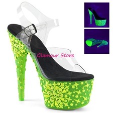 Sexy FLUORESCENT SANDALS heel