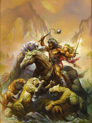Insegna metallo conan il - in,