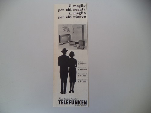 Advertising pubblicità 1960 - advertising,