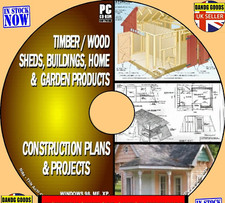 14000 Piani Falegnameria Collezione Progetto Legno Guide Fai da Te Capannoni Ecc DVD