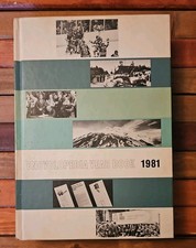 Grolier Encyclopedia Year Book 1981 Review Of The Year 1980 Hard Cover Vintage