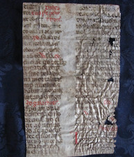 FRAMMENTO DI PERGAMENA DEL