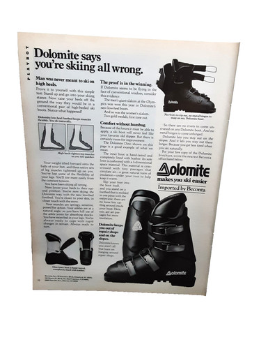 Scarponi sci dolomite 1976 - sci,