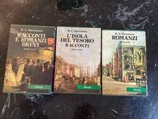 Racconti E Romanzi (3 Volumi), R.L.Stevenson, Mursia, cofanetti rigidi