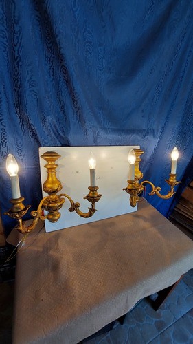 Coppia antichi applique - coppia,