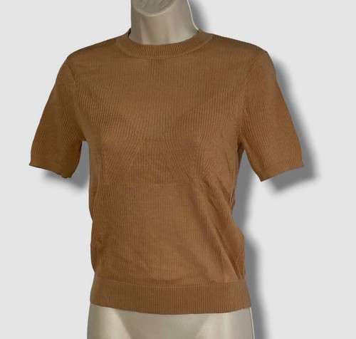 Top donna marrone - , girocollo