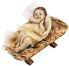 BAMBINO Gesù SULLA Culla (10_CM)