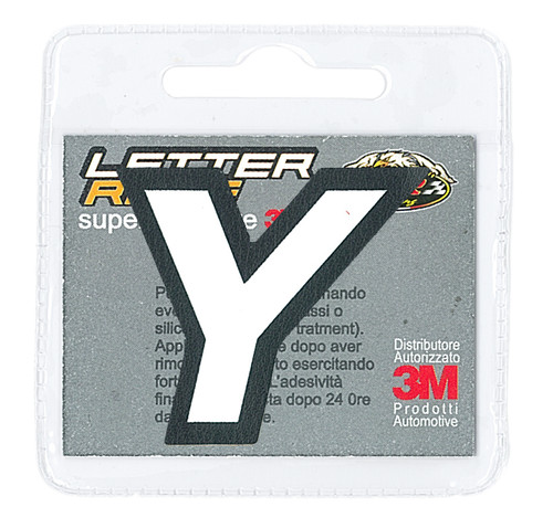 Lettera adesiva colore - "y",
