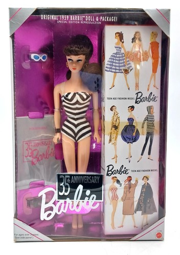 Bambola barbie bruna - bruna, 35°