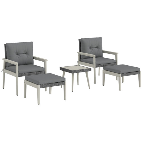 Set patio rattan - rattan, 5
