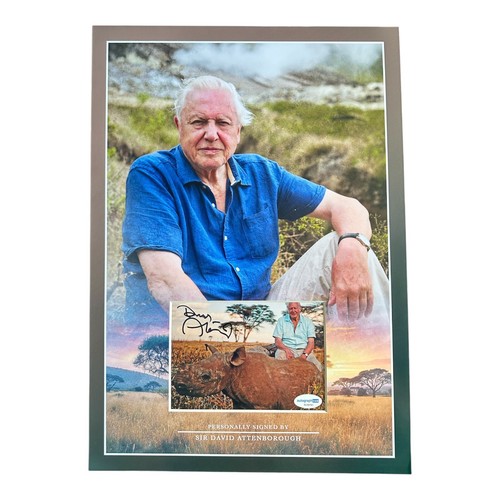 David attenborough autograph - attenborough,