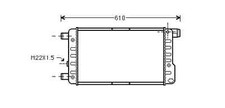 Radiatore motore acqua Fiat 600 Seicento 900 1.1 Benzina +/- AC 98> 00  SPORTING
