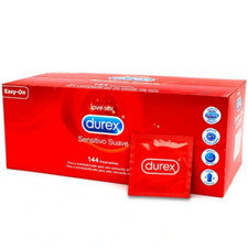 PRESERVATIVI PROFILATTICI DUREX SENSITIVO SUAVE 144 CONDOM ELITE 56MM SOTTILI 