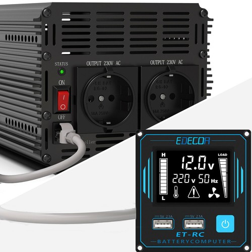 Edecoa power inverter 3000w - inverter,