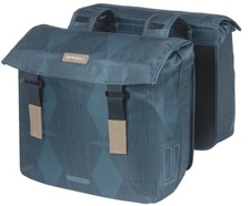Borsa doppia Basil Elegance 40-49 litri 40 x 38 x 16 cm - Estate Blue