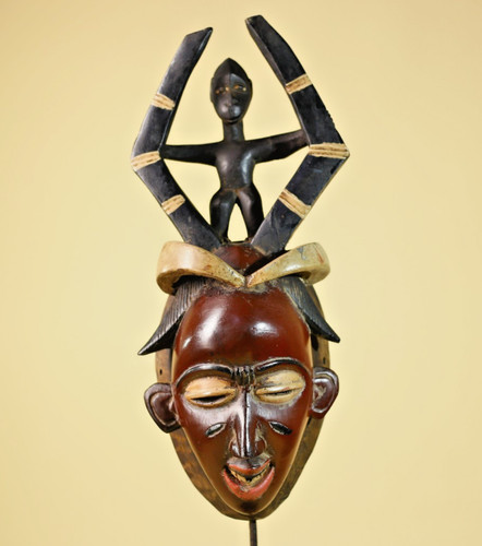 Maschera africana appendere - africana,