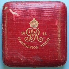 INGHILTERRA GIORGIO V MEDAGLIA 1911 INCORONAZIONE BRONZO COLLEZIONE NUMISMATICA