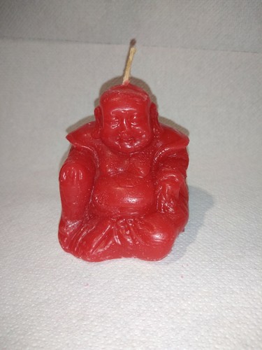 Candela cera budda rosso - candela,