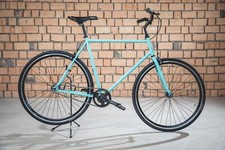 BICI BICICLETTA FISSA CITY BIKE MALIBU' 28 SCATTO FISSO SINGLE SPEED VINTAGE