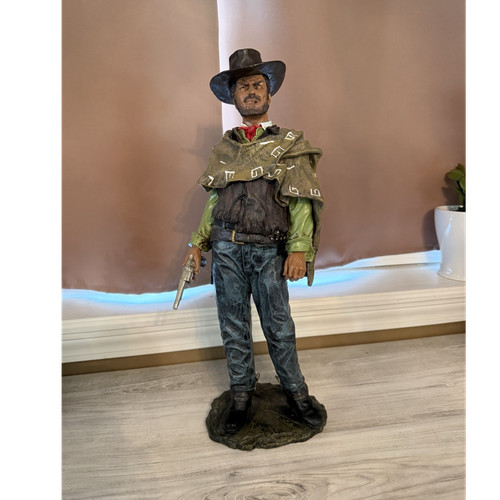 Statua figura cowboy clint - figura,