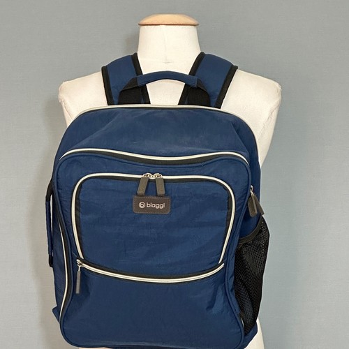 Zaino biaggi blu navy nylon - zaino,