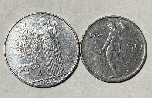 Pezzi monete lire italiane - lire,