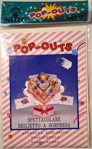 Biglietto pop outs auguri - pop-outs,
