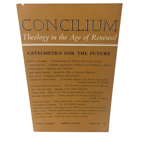 Concilium theology age renewal - theology,