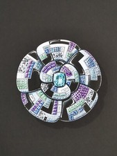 GOUACHÉ - IMPRESSION ORIGINALE - BIJOUX - BROCHE -HAUTE JOAILLERIE- CHANEL