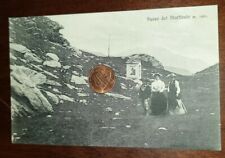 Cartolina d'epoca paesagg Italia Lombardia Sondrio Passo Mortirolo cappelletta