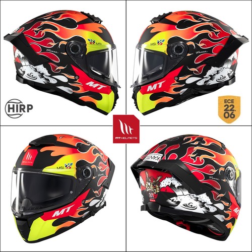 Casco moto thunder - mt,