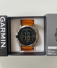 Nuovo Smartwatch Garmin fenix 8 AMOLED Zaffiro GPS 51mm Titanio Arancione Scintillante