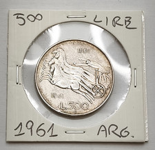 500 lire 1961 - 100°, unita'