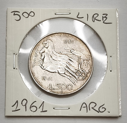 500 lire 1961 100 unita - 1961, 100°