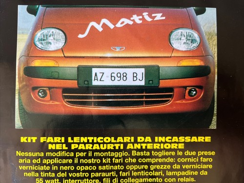 Kit fendinebbia daewoo - fendinebbia, matiz