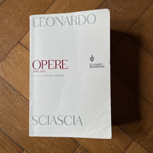 Leonardo sciascia opere - sciascia,