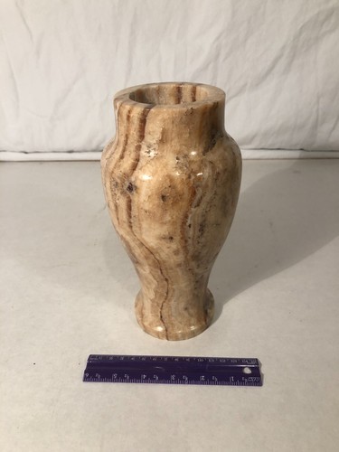 Vaso marmo alabastro vintage - vaso,