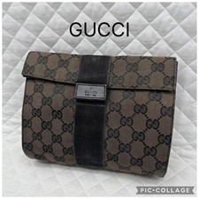 Borsa pochette Gucci GG tela