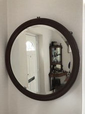 Specchio vintage rotondo in