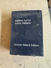 DIZIONARIO ITALIANO TURCO ANTONIO VALLARDI