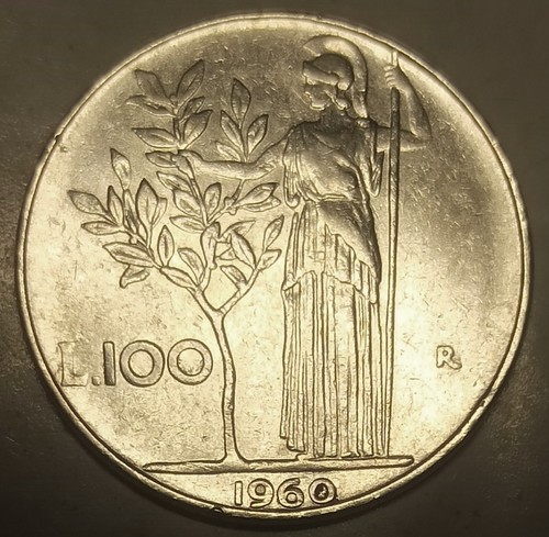 100 lire 1960 - 1960, repubblica