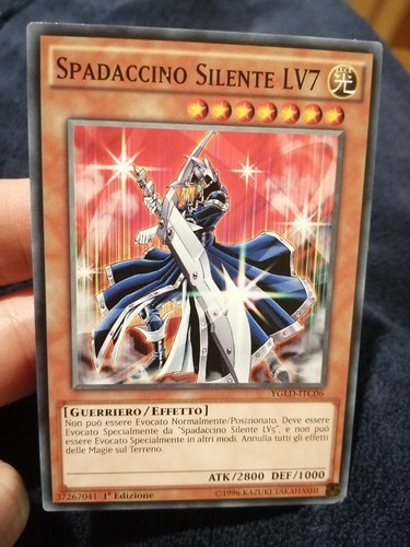 Yugioh spadaccino silente - spadaccino, lv7