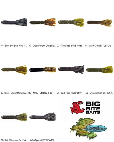 Big bite tubes solid - bite, head