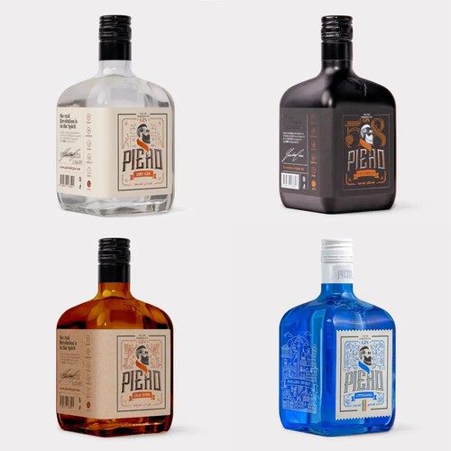 Piero dry gin - gin, artigianale