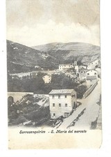 SERRA SAN QUIRICO ANCONA S.MARIA DEL MERCATO CARTOLINA FP VG 1914 X CASTELPLANIO