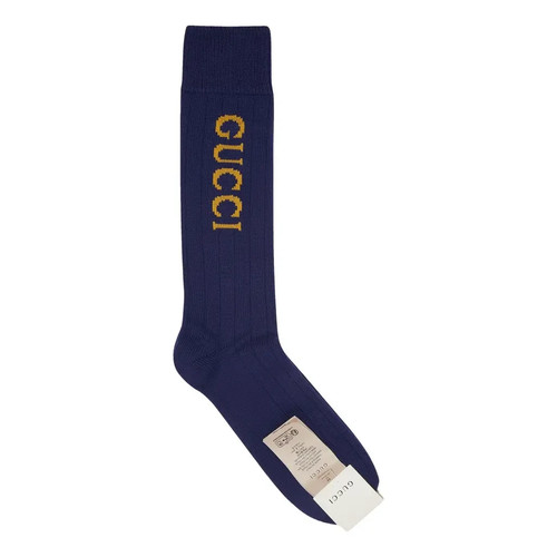 Gucci calze uomo navy - gucci, navy/oro