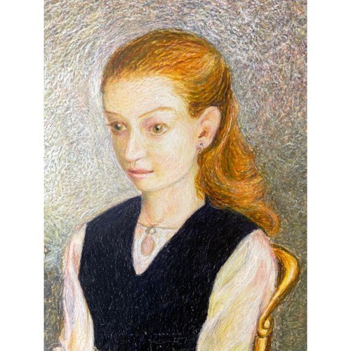 Ritratto olio marmo - ritratto,