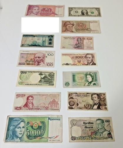 Lotto banconote mondo - 13,